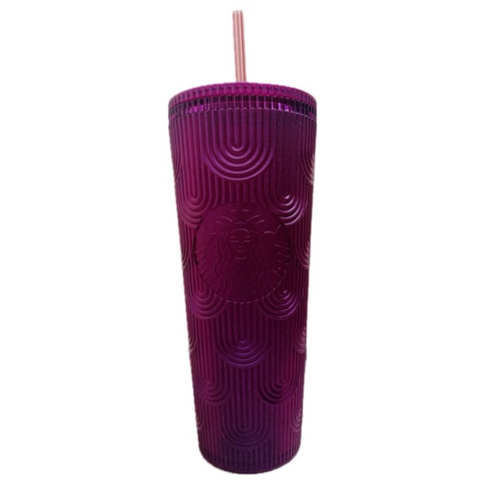 Starbucks Purple Pearl Shell Venti Cold Cup Tumbler